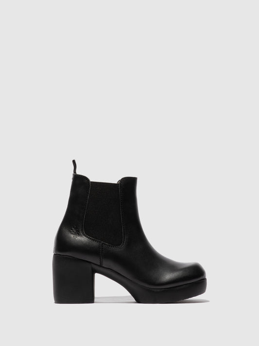 Botins em pele FLY London FAMY preto