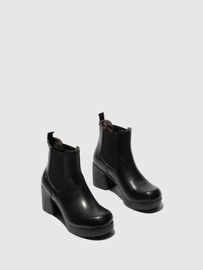 Botins em pele FLY London FAMY preto