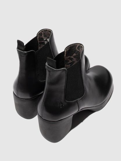 Botins em pele FLY London FAMY preto