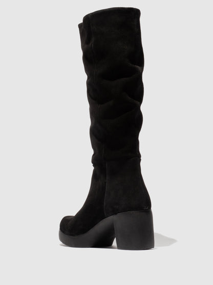 Botas em camurça FLY London FOIZ preto