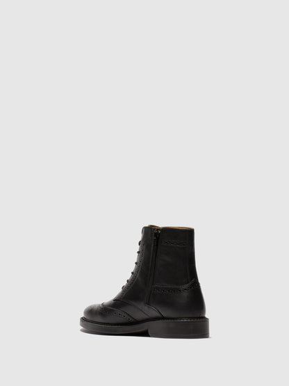 Botins em pele FLY London SILE preto