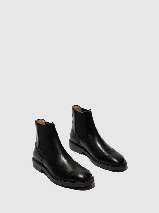 Botins em pele FLY London SOIT preto