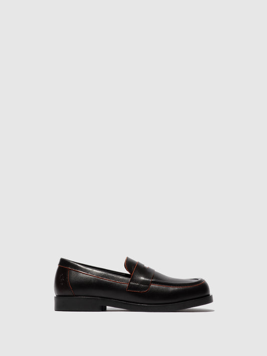 Sapatos em pele FLY London ANKI preto/vermelho