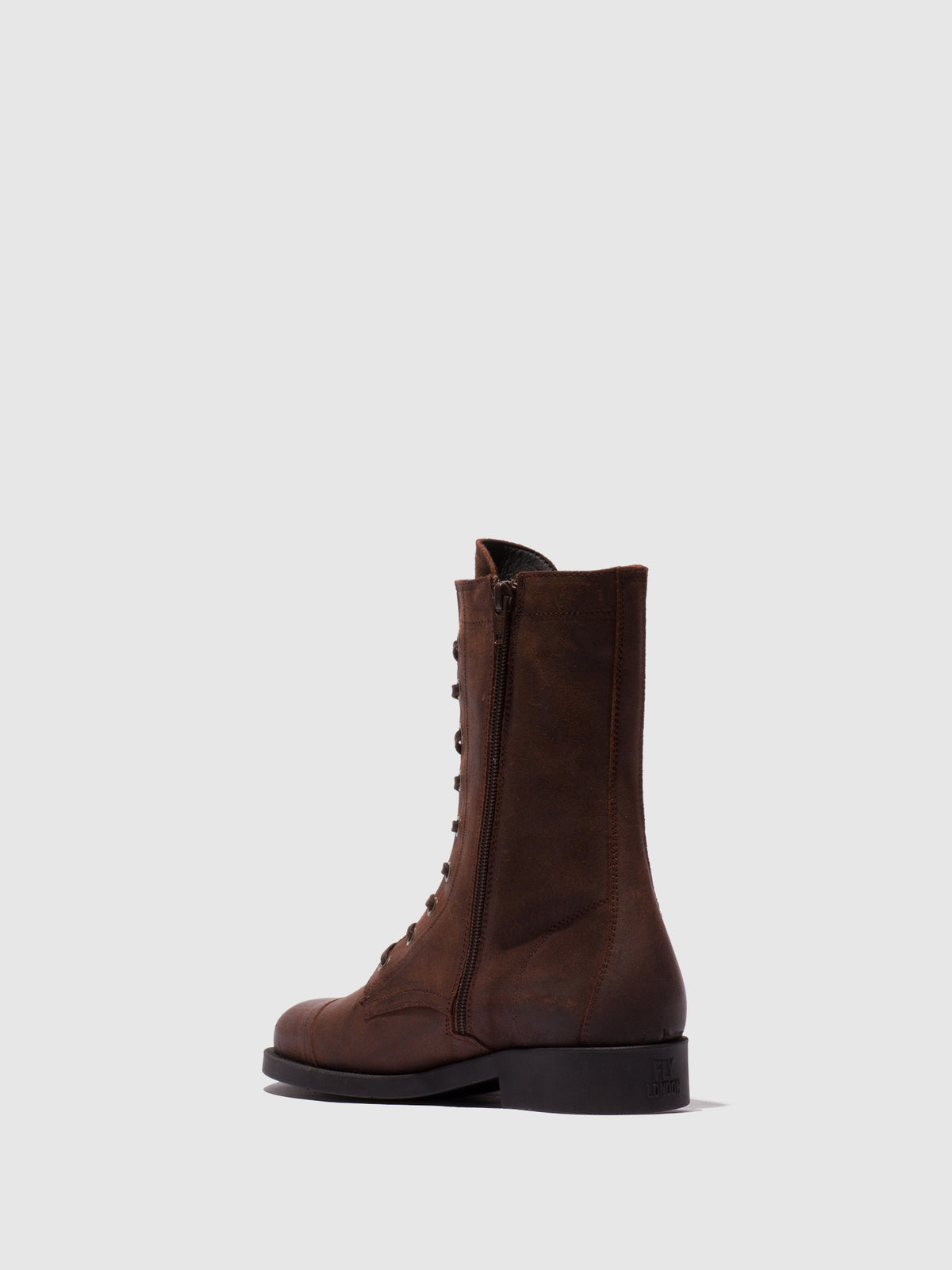 Botins em camurça FLY London JILK conhaque