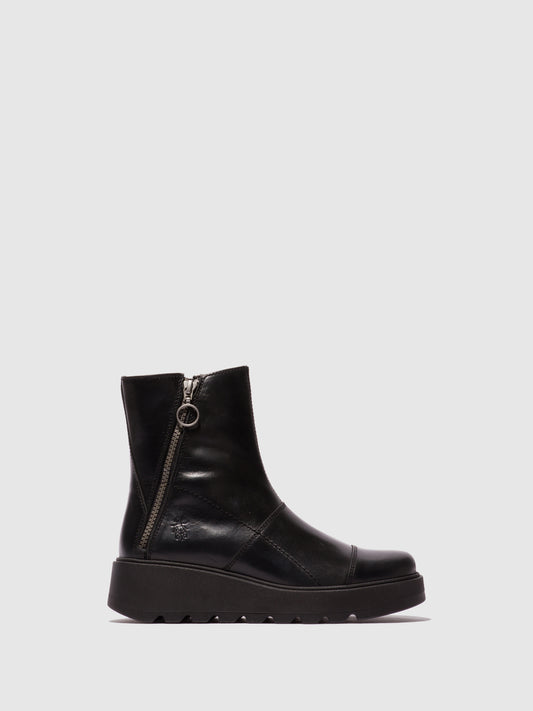 Botins em pele FLY London TARP preto