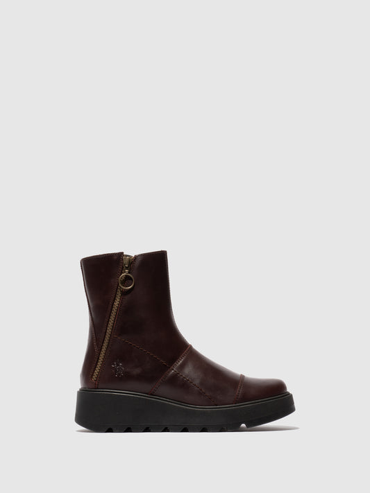 Botins em pele FLY London TARP vinho