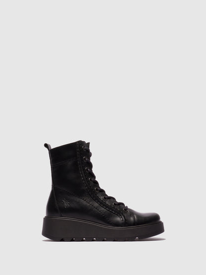 Botins em pele FLY London TERY preto