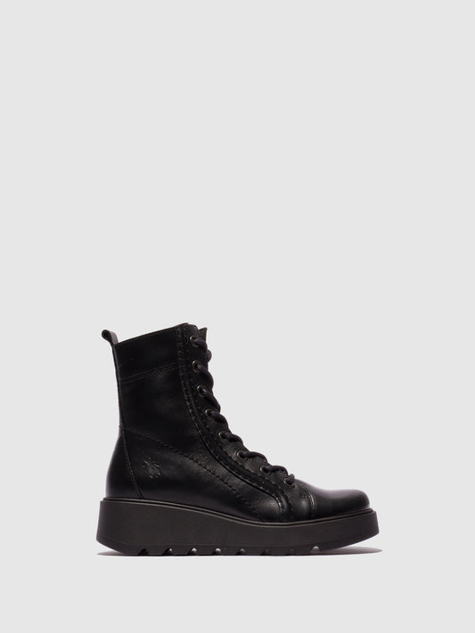 Botins em pele FLY London TERY preto