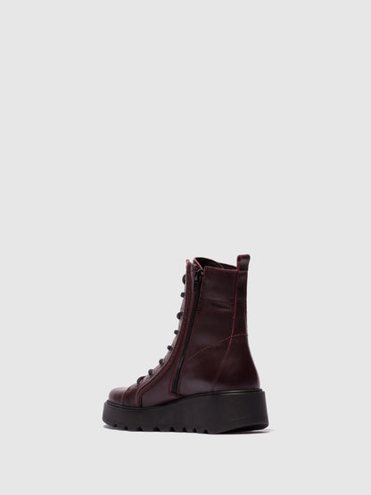 Botins em pele FLY London TERY vinho