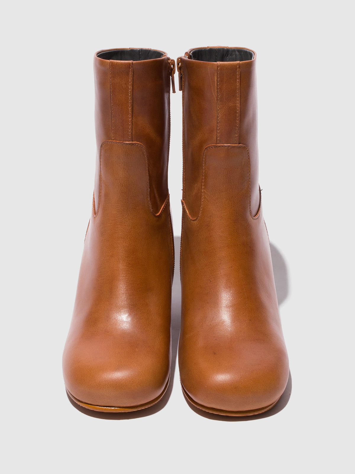 Botins em pele FLY London TAEL castanho-médio