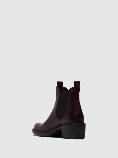 Botins Chelsea FLY London MEME rug vinho