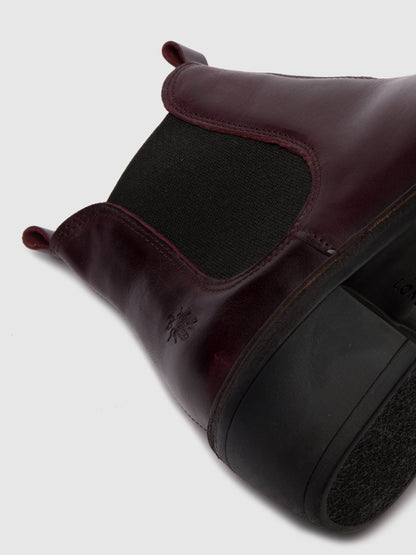 Botins Chelsea FLY London MEME rug vinho