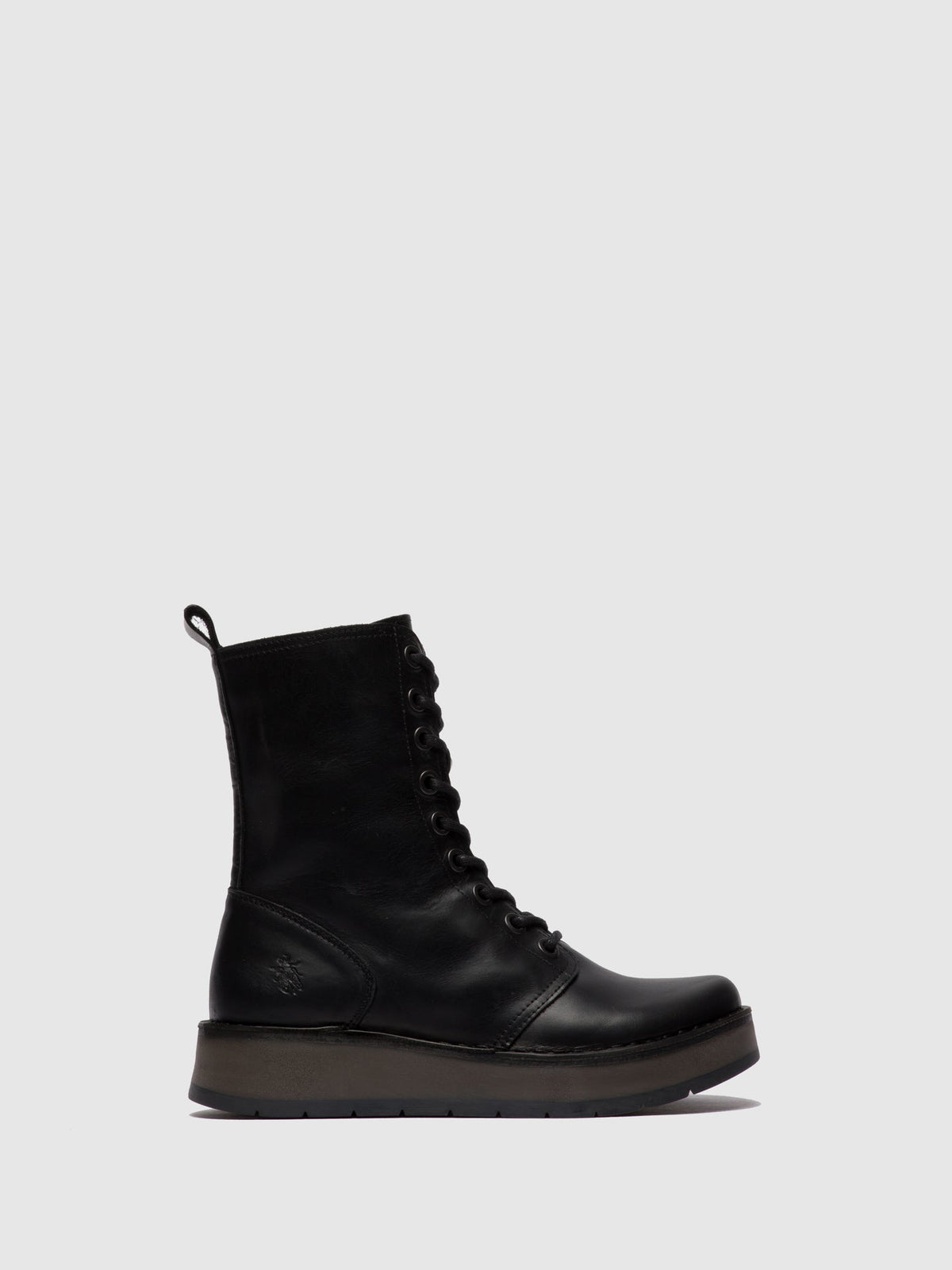 Botins com atacadores FLY London RAMI rug preto
