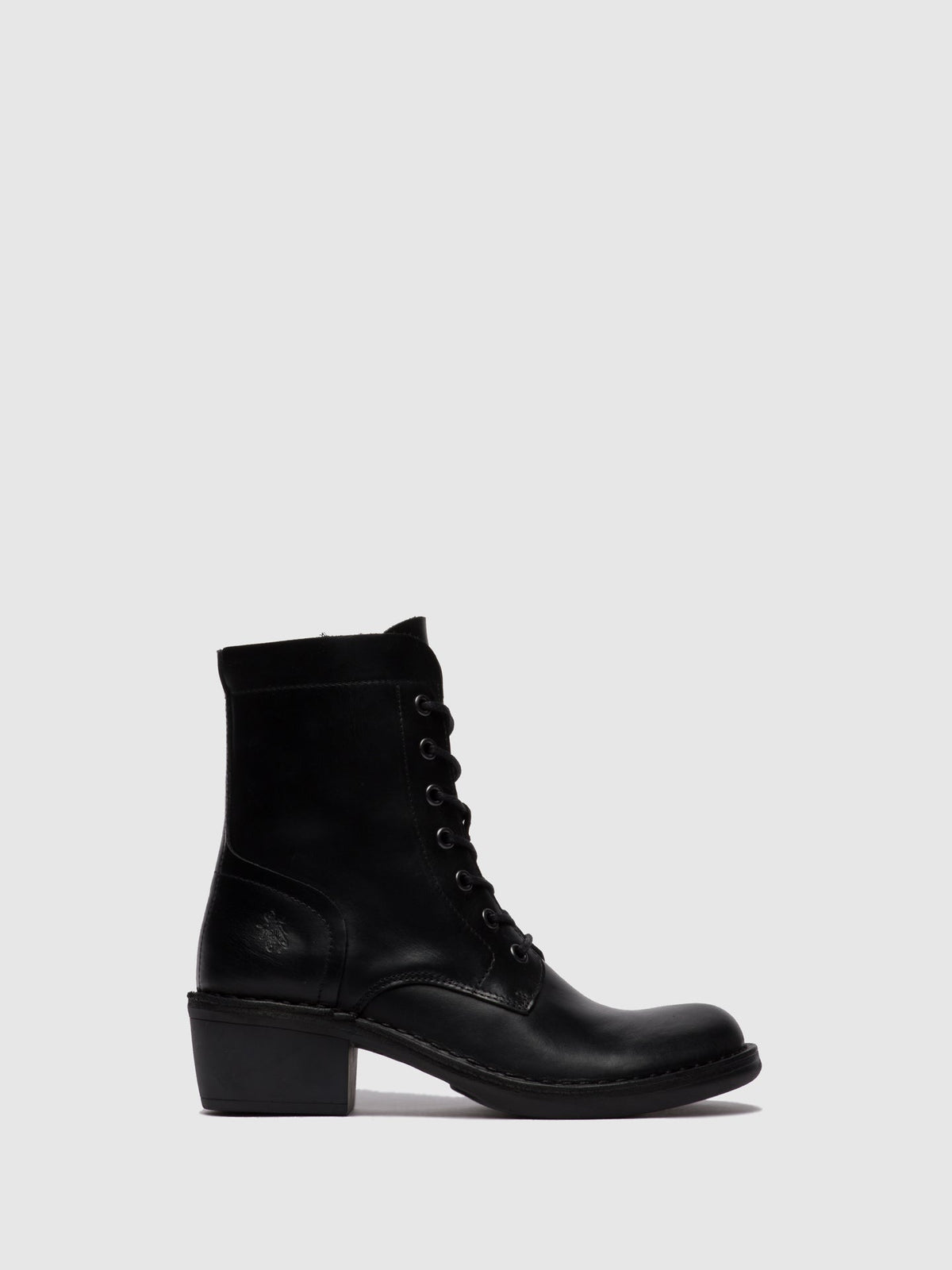 Botins com atacadores FLY London MILU rug preto
