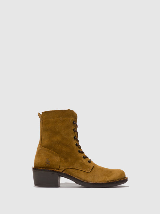 Botins em camurça FLY London MILU tabaco