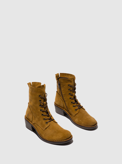 Botins em camurça FLY London MILU tabaco