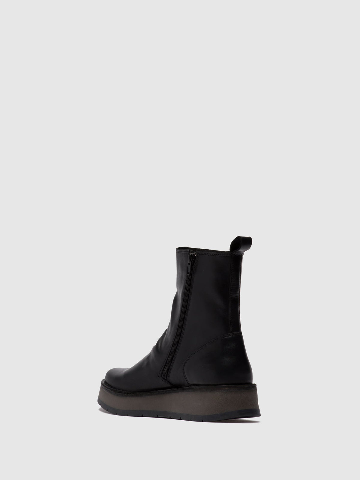 Botins com fecho FLY London RENO rug preto