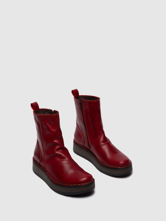 Botins com fecho FLY London RENO rug vermelho