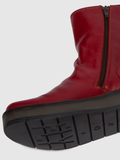 Botins com fecho FLY London RENO rug vermelho