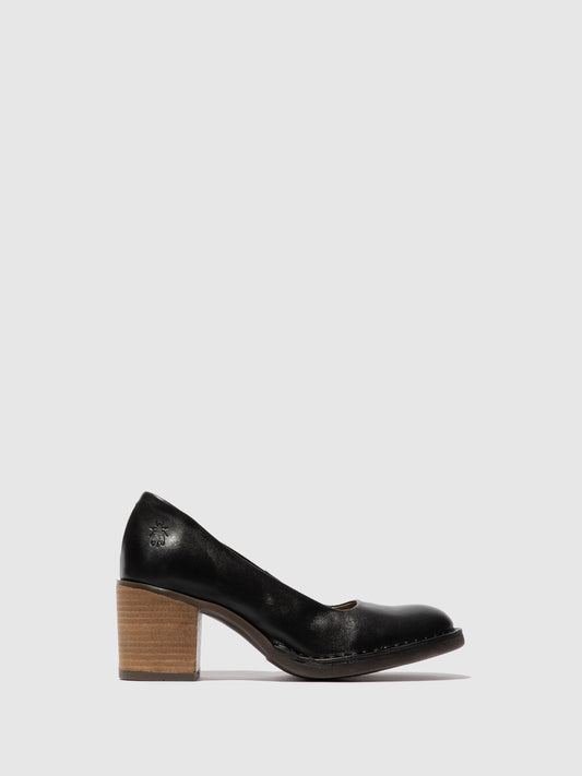 Sapatos em pele FLY London BERY preto