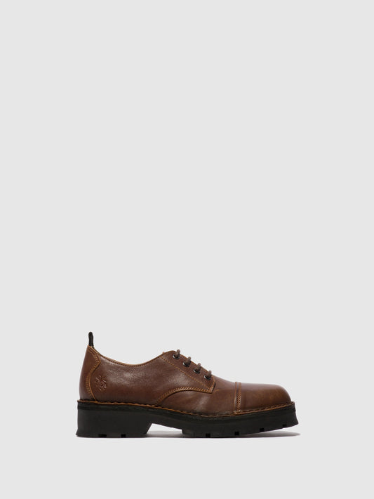 Sapatos em pele FLY London KLOU castanho