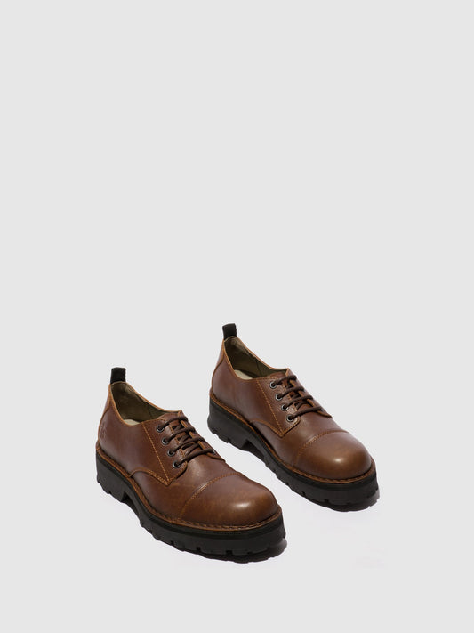 Sapatos em pele FLY London KLOU castanho
