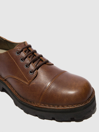 Sapatos em pele FLY London KLOU castanho
