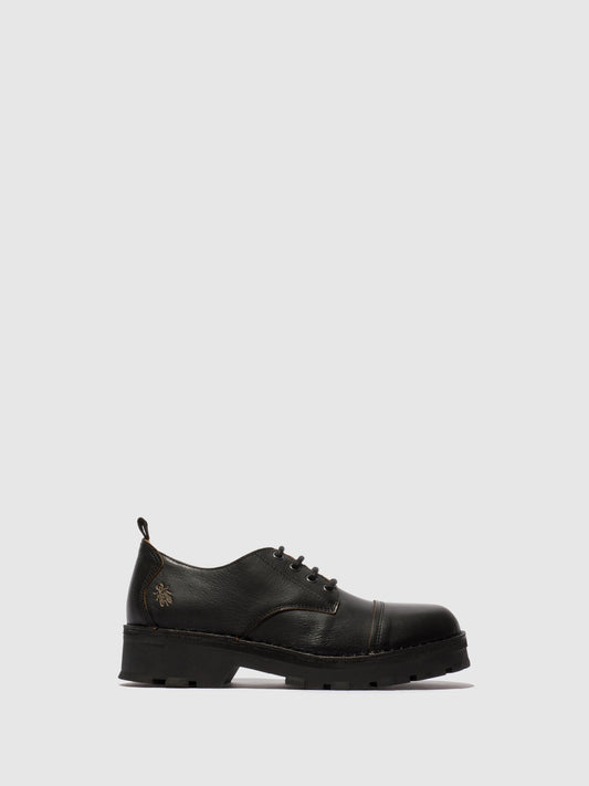Sapatos em pele FLY London KLOU preto