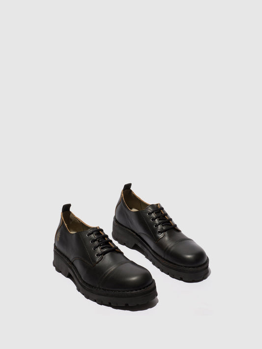 Sapatos em pele FLY London KLOU preto