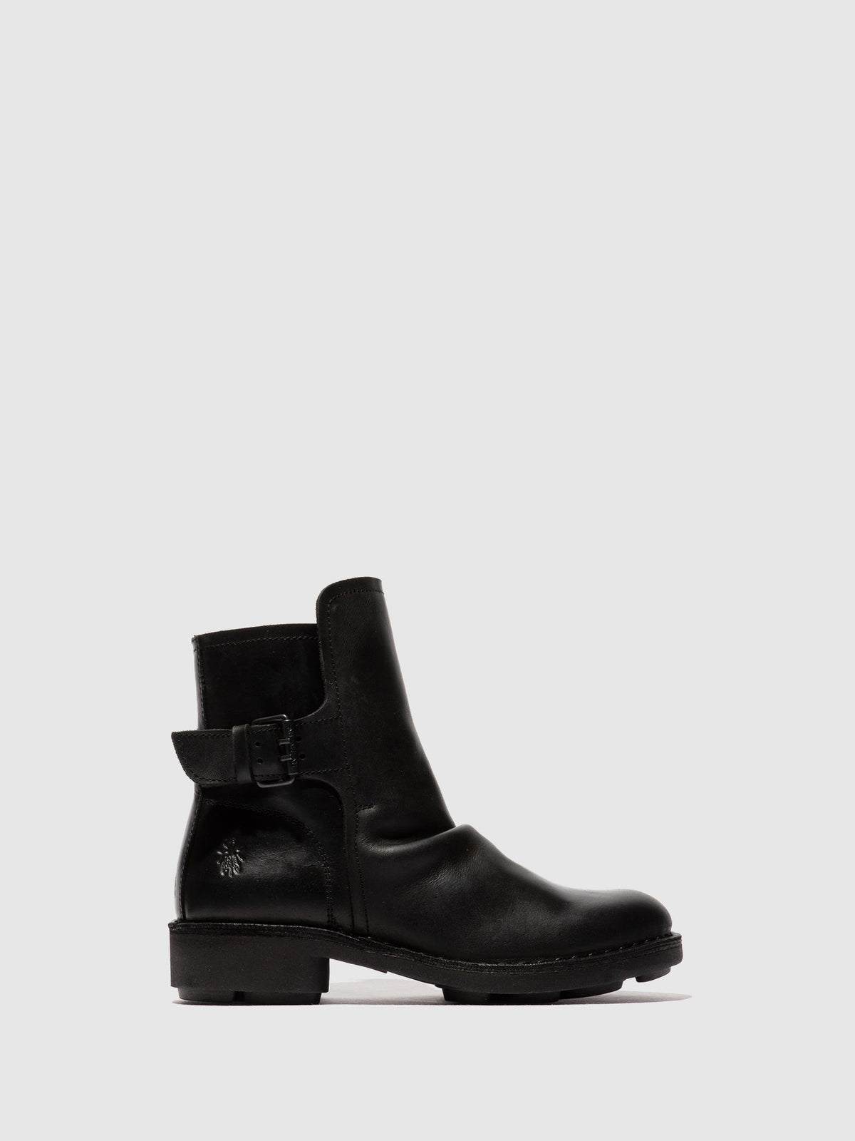 Botins com fivela em pele FLY London NURY preto