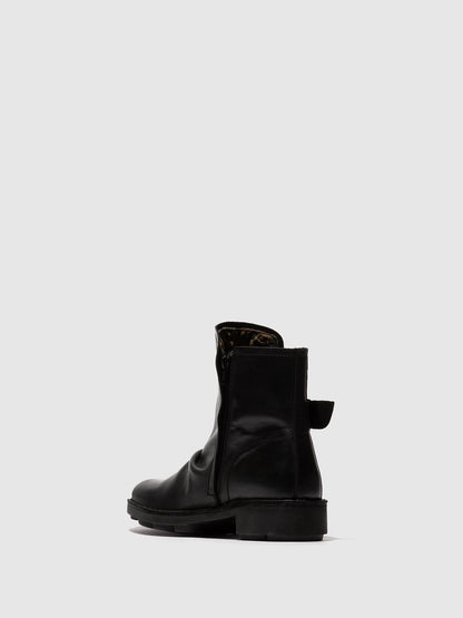 Botins com fivela em pele FLY London NURY preto