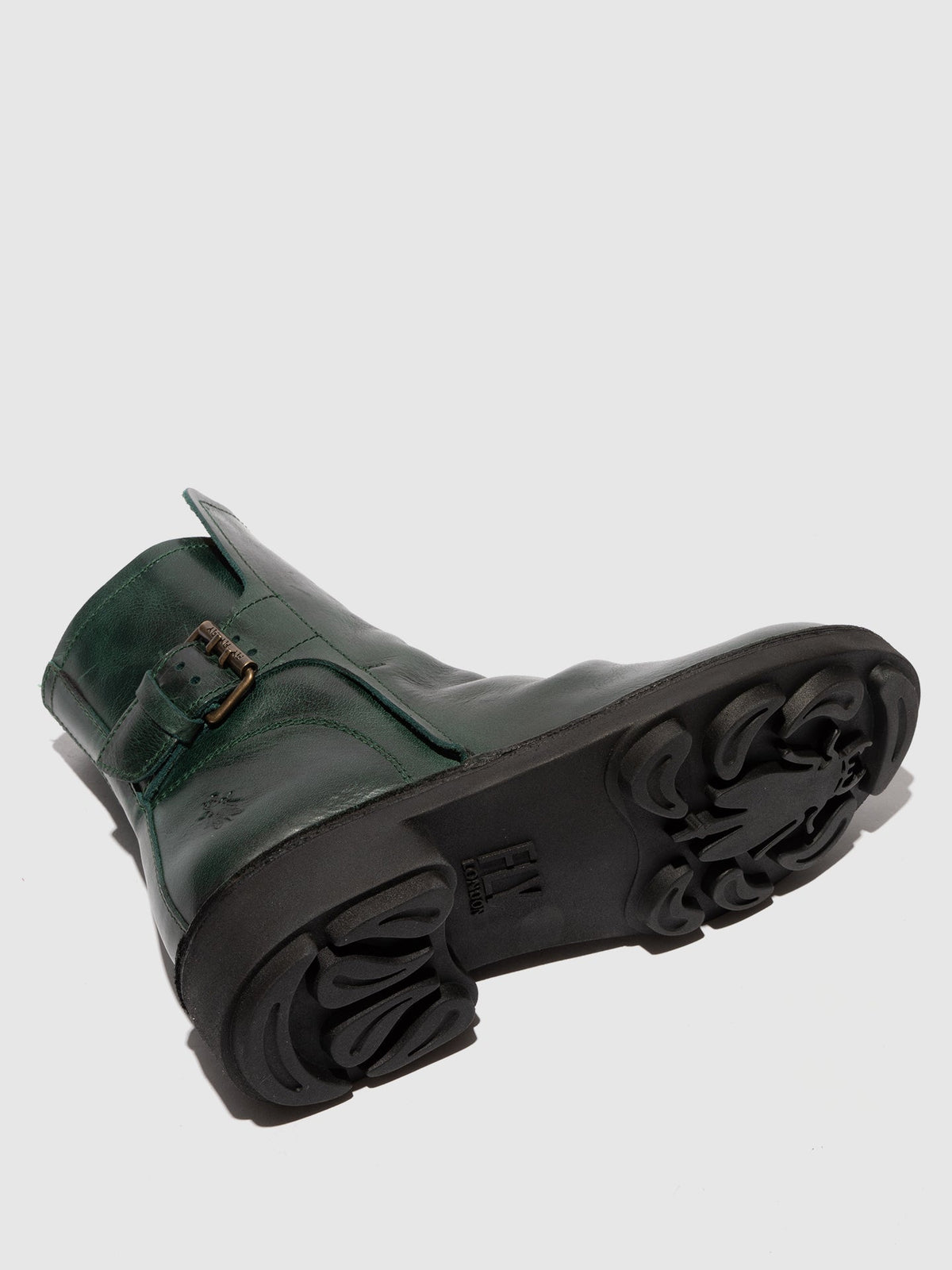 Botins com fivela em pele FLY London NURY petrol
