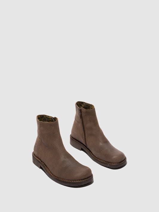 Botins em camurça FLY London RUPE taupe