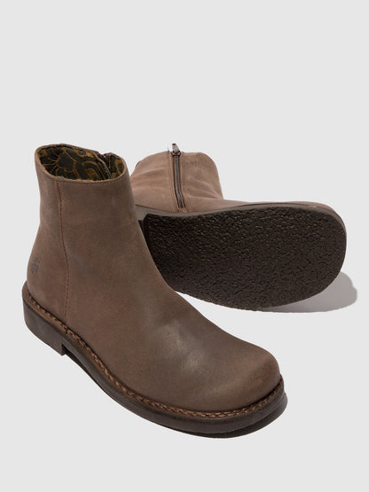 Botins em camurça FLY London RUPE taupe