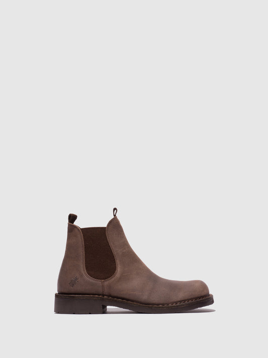 Botins em camurça FLY London RECH taupe