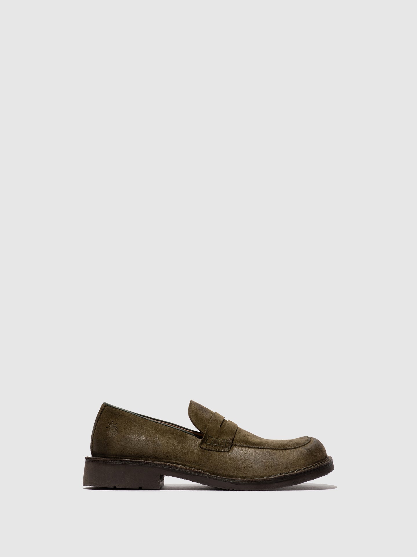 Sapatos em pele FLY London RIKI verde aspen