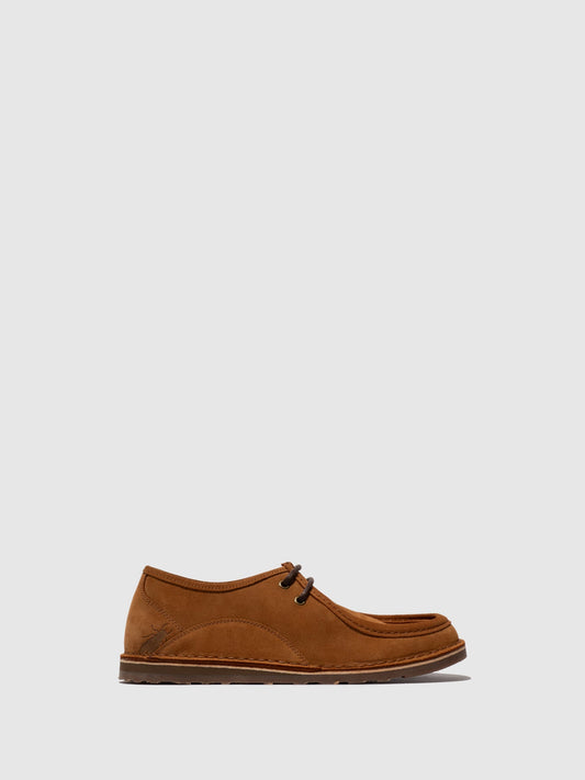 Sapatos em pele camurça FLY London MELL camel