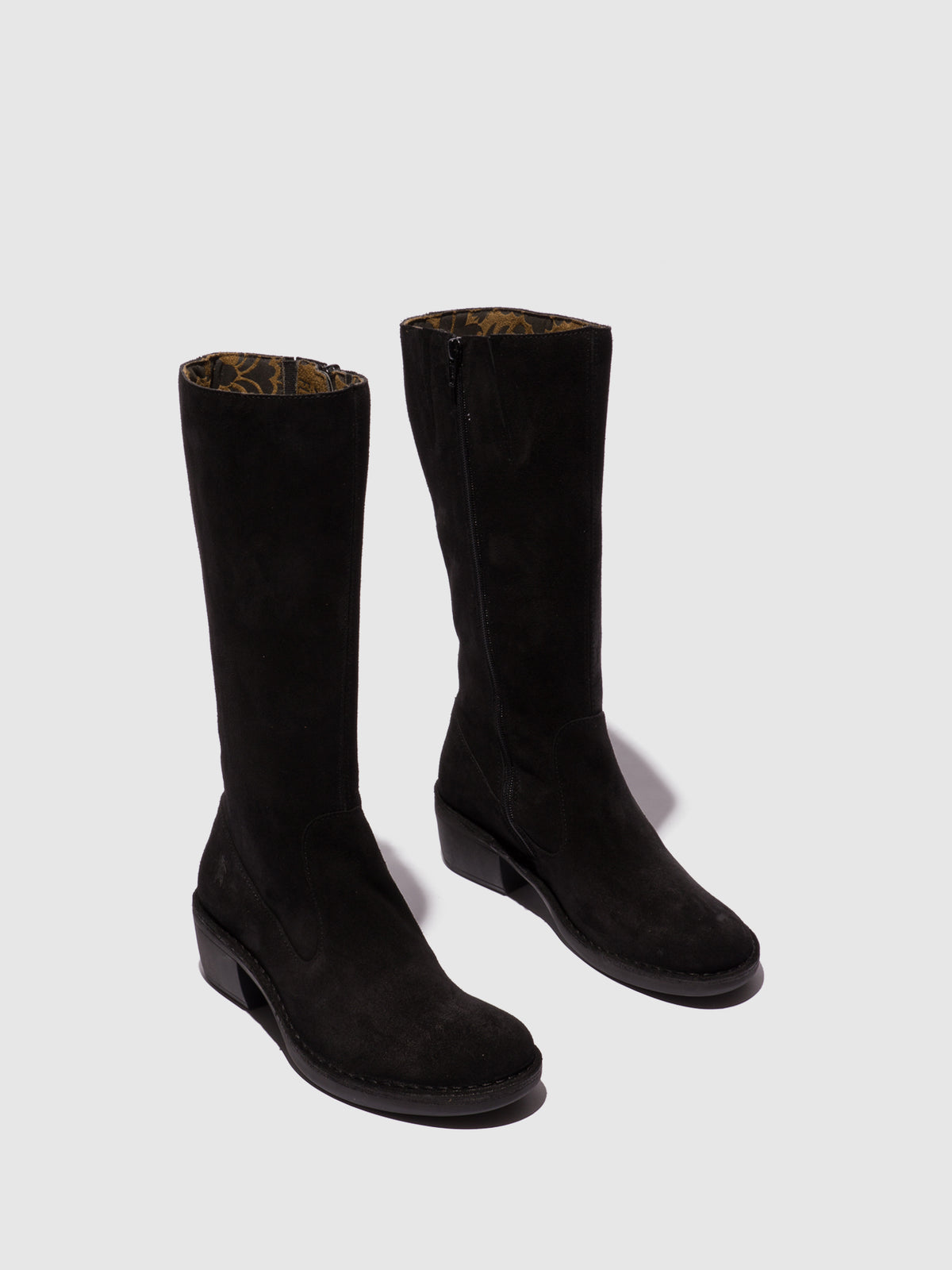 Botas em camurça FLY London MURF preto