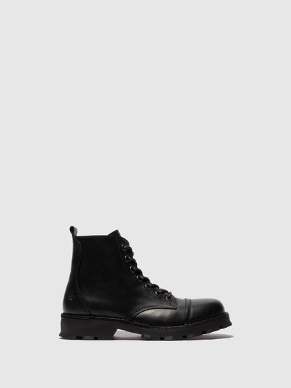 Botins em pele FLY London KLAM preto