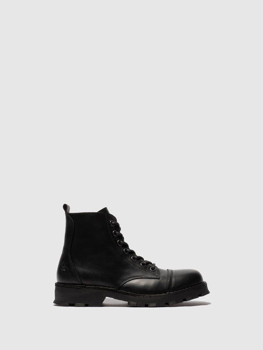 Botins em pele FLY London KLAM preto