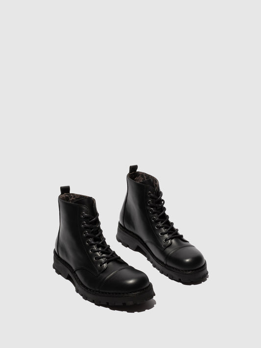 Botins em pele FLY London KLAM preto