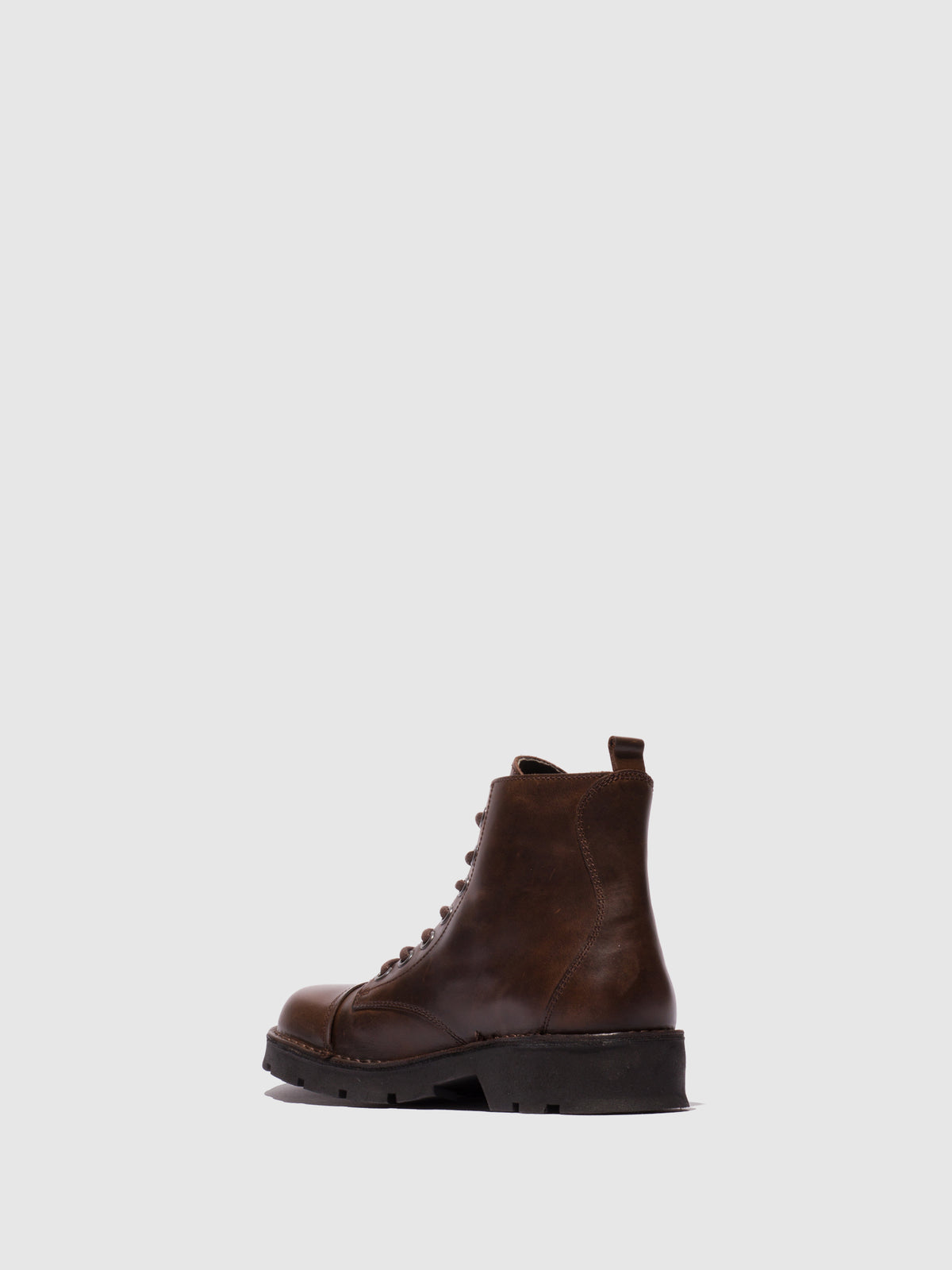 Botins em pele FLY London KLAM castanho-escuro