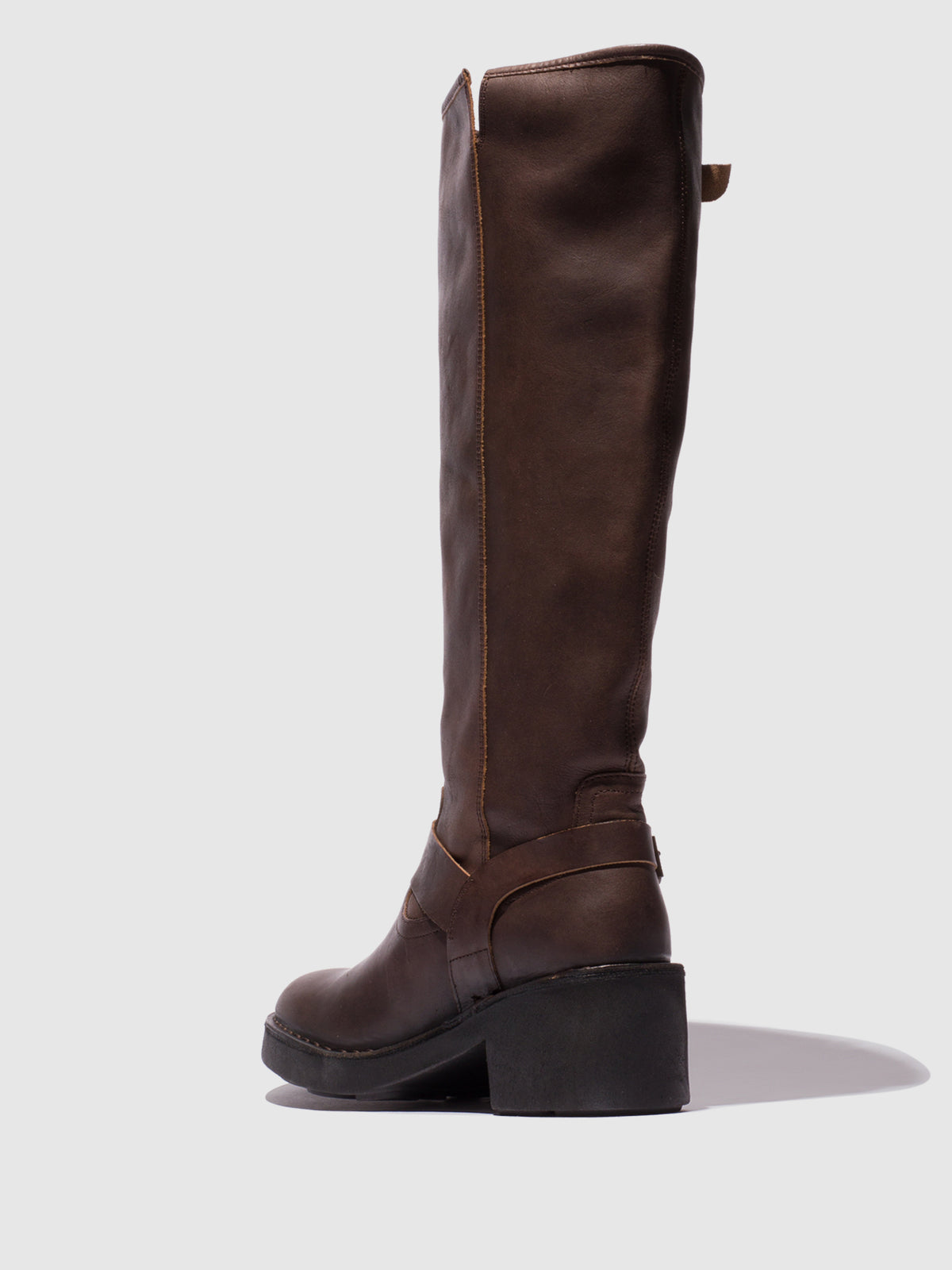 Botas em pele FLY London NOMI castanho
