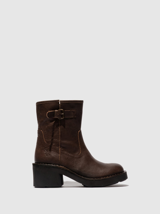 Botins em pele FLY London NAKY castanho