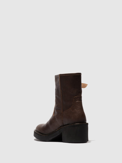 Botins em pele FLY London NAKY castanho