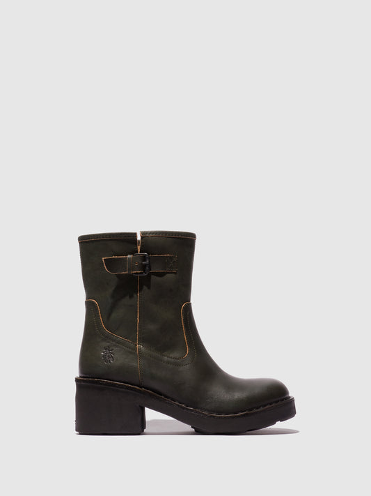 Botins em pele FLY London NAKY verde