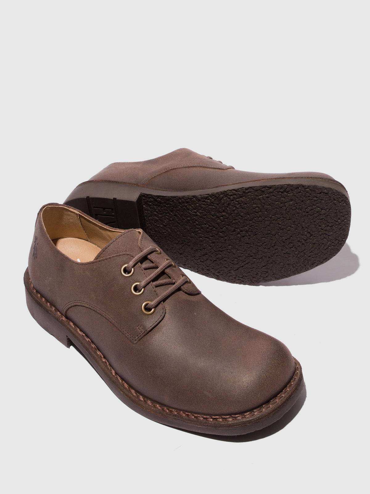 Sapatos casuais em camurça FLY London RAER taupe