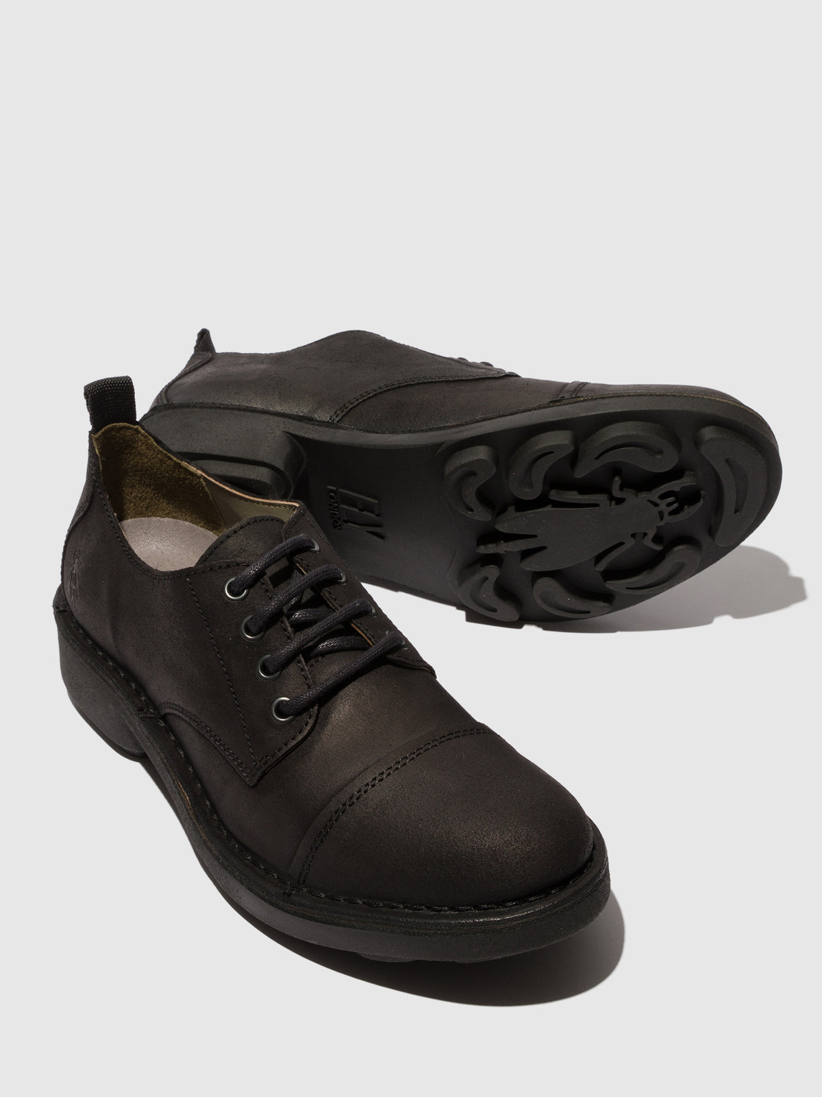 Botins em camurça FLY London NERU preto