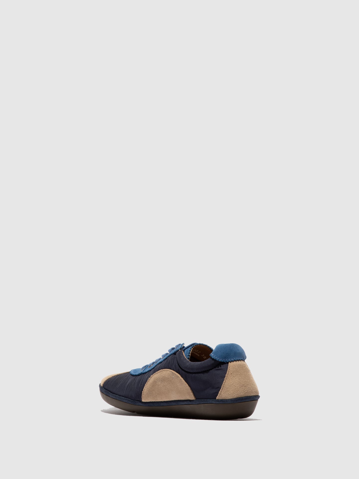 Sapatilhas em pele e tecido FLY London MEEG taupe azul