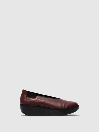 Sapatos em pele FLY London JURY wine